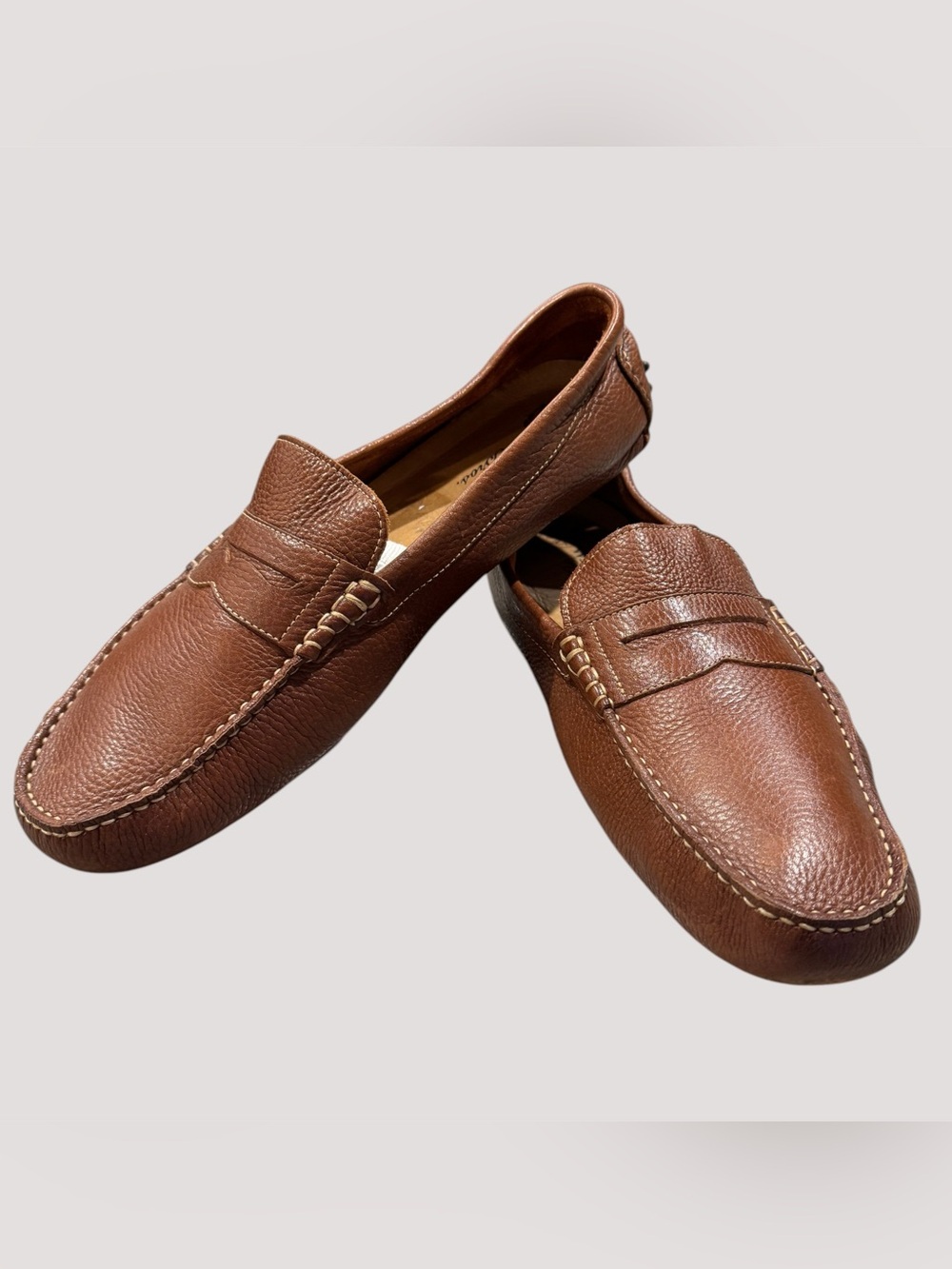 Classic Men's Brown Leather Loafers